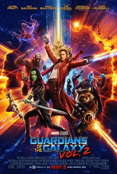 Guardians of the Galaxy Vol. 2 movie poster