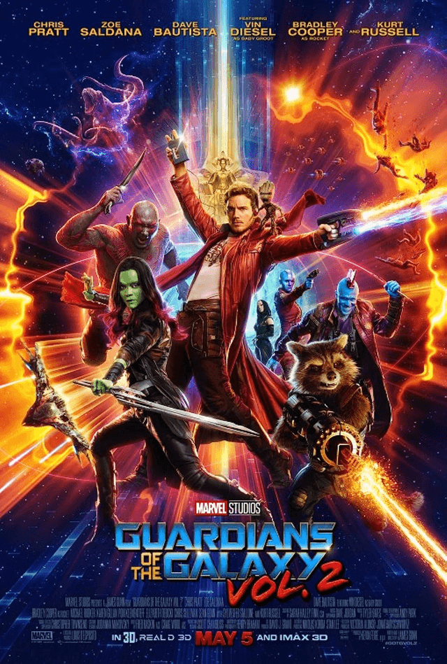 Guardians of the Galaxy Vol. 2 movie poster